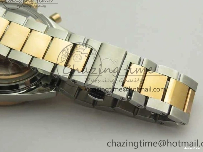 0106 Thermal Speedmaster ’57 Co-Axial SS RG OMF 1:1 Best Edition White Dial On SS RG Bracelet A9300 (Free Leather Strap) 8074